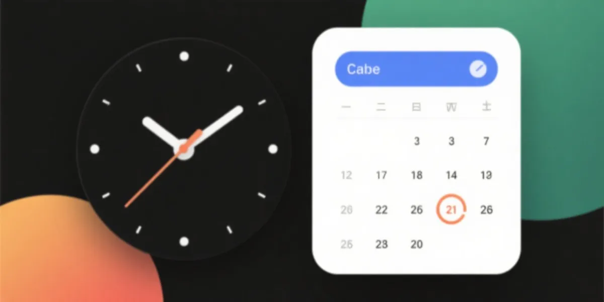开奖时间与日历视图示意图